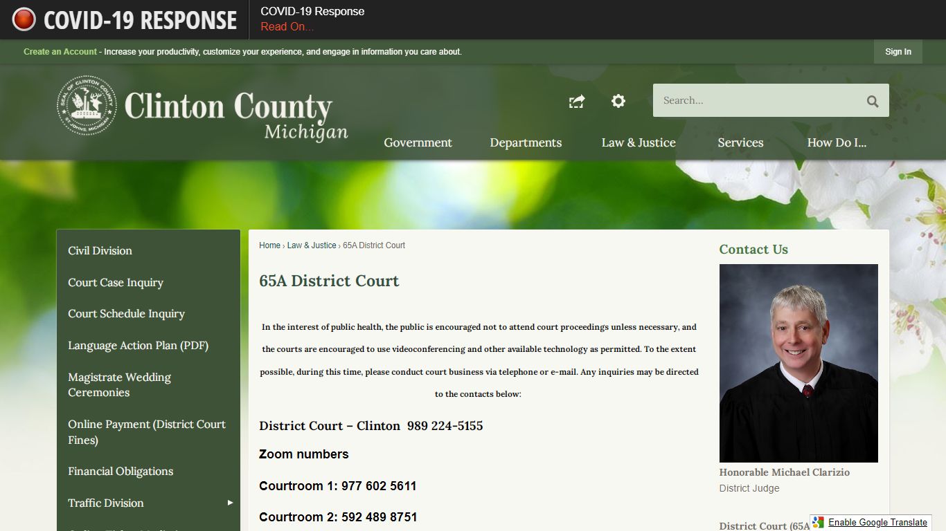 65A District Court | Clinton County, MI